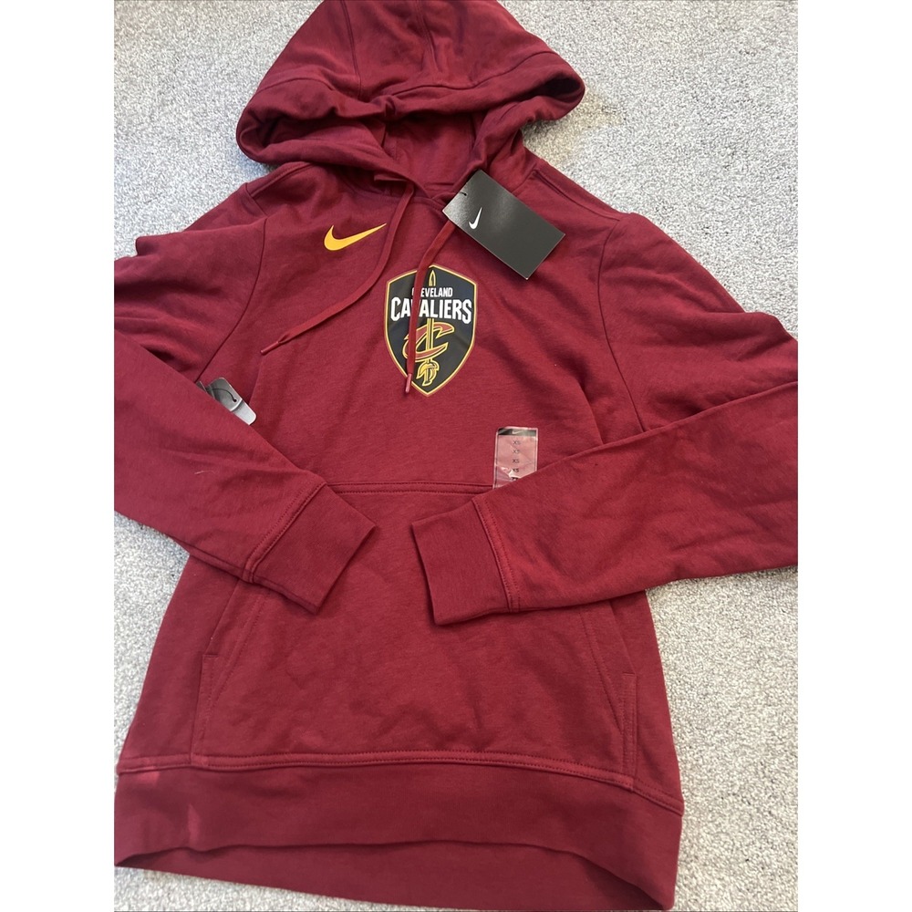 New Nike Womens Cleveland Cavaliers NBA Hooded Sweatshirt Size XS‎ Hoodie